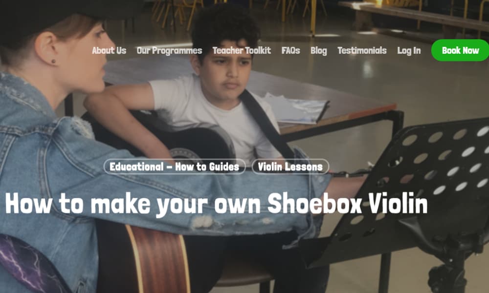 How to Make Your Own Shoebox Violin