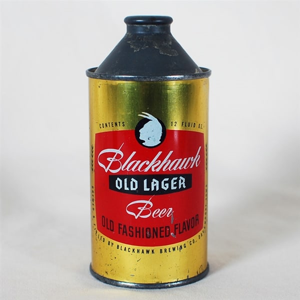 Blackhawk Old Lager Beer Cone Top