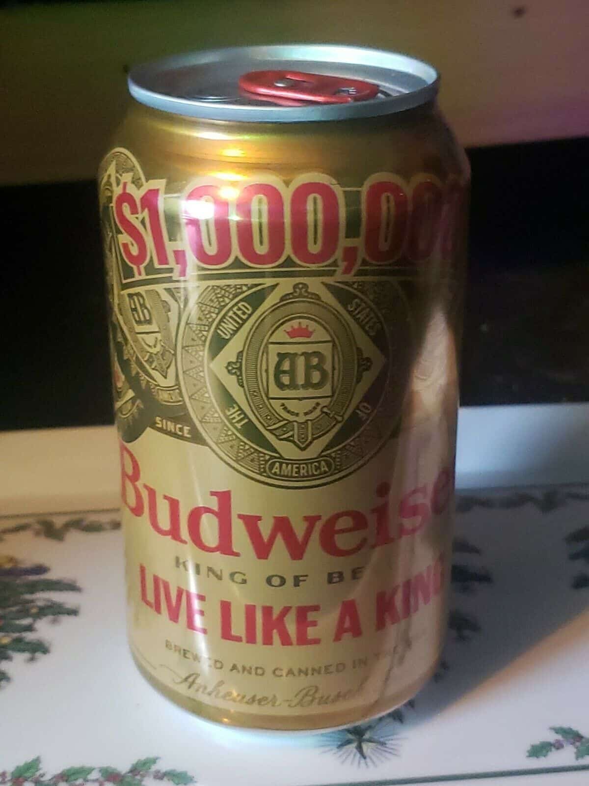 Budweiser Gold Can Live Like a King