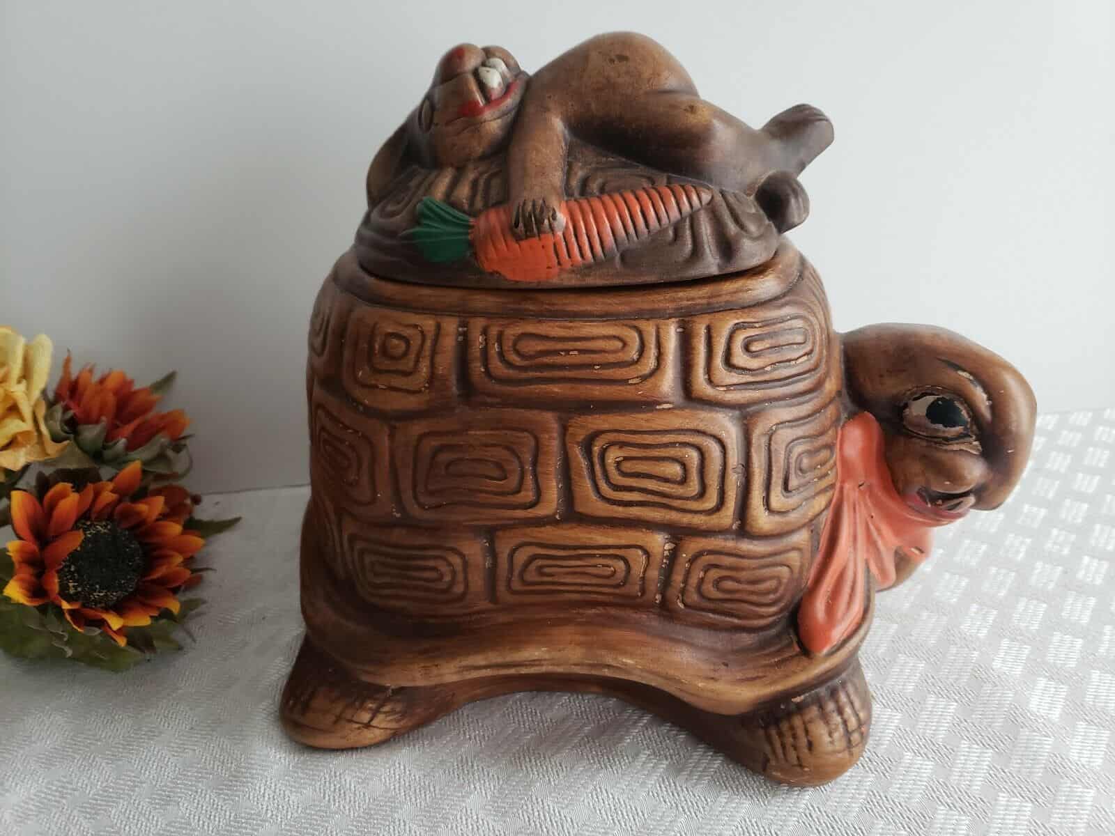 California Original - Tortoise And The Hare Cookie Jar