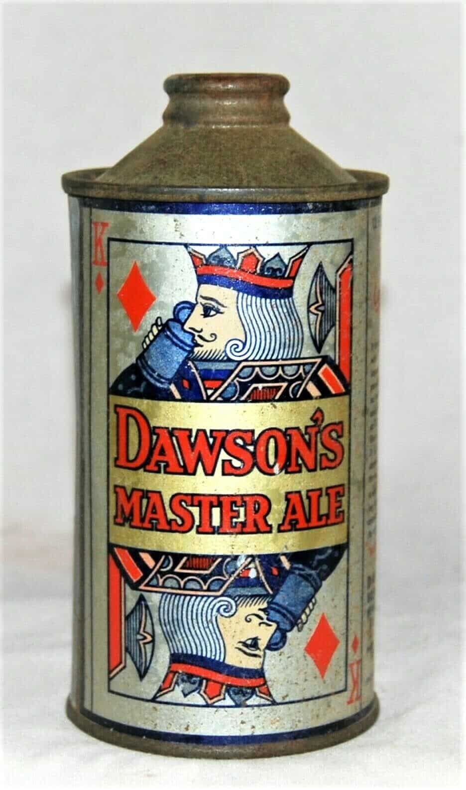 Dawson's Master Ale (King Playing Card) IRTP Low Profile