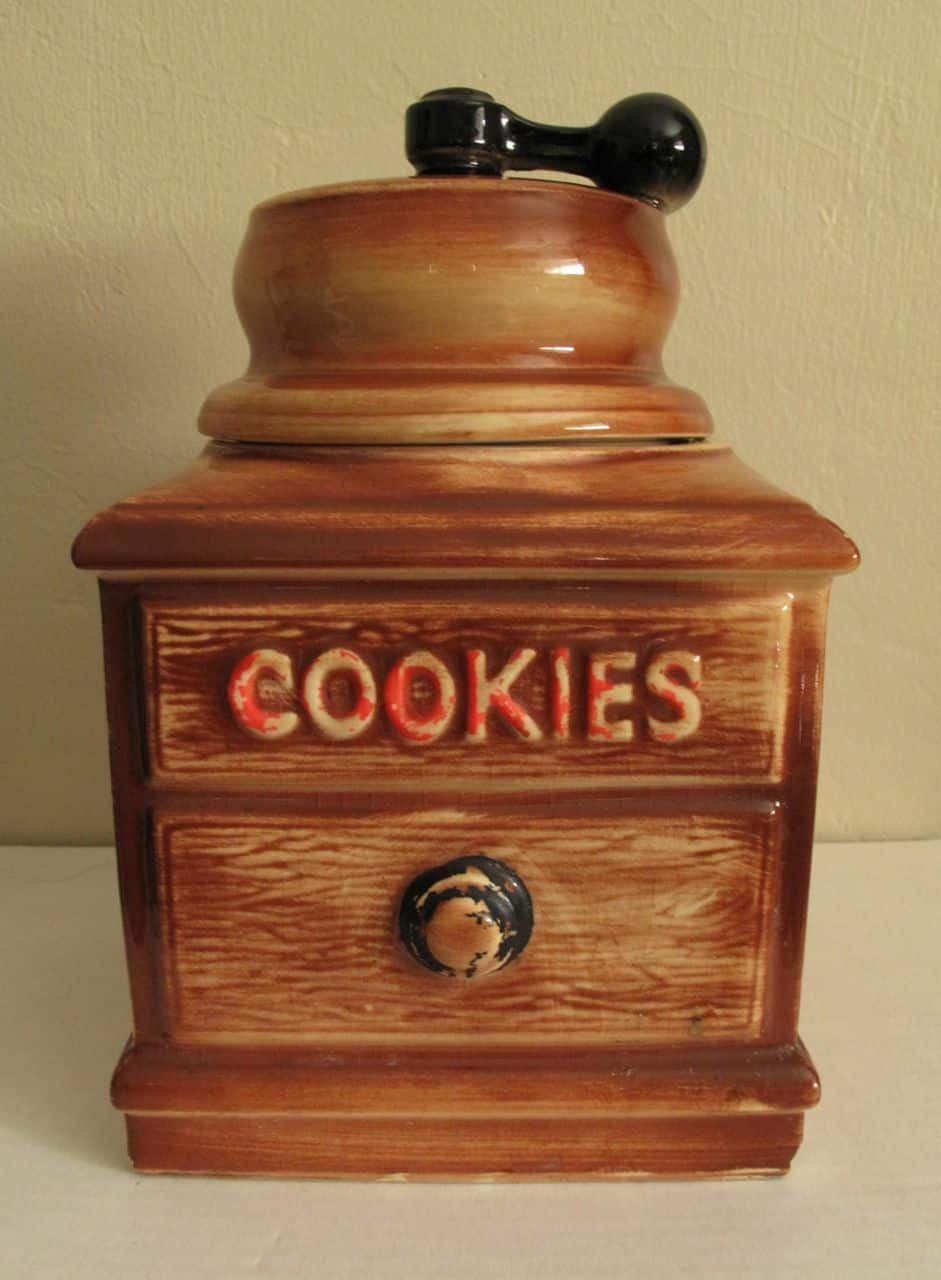 Mccoy Ceramic Vintage Cookie Jar SpiceCoffee Grinder