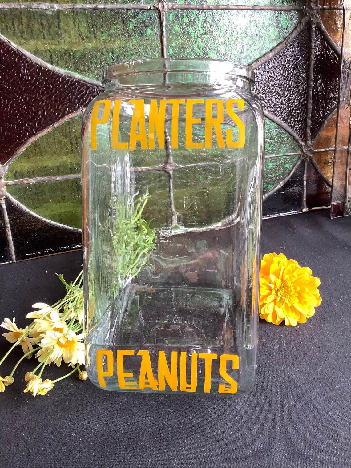 Streamline Mr. Peanuts Planters Glass Jar