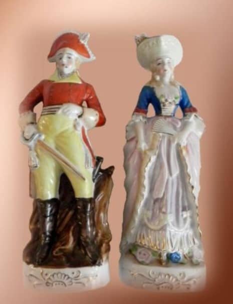 Tall Man and Woman Occupied Japan Figurines