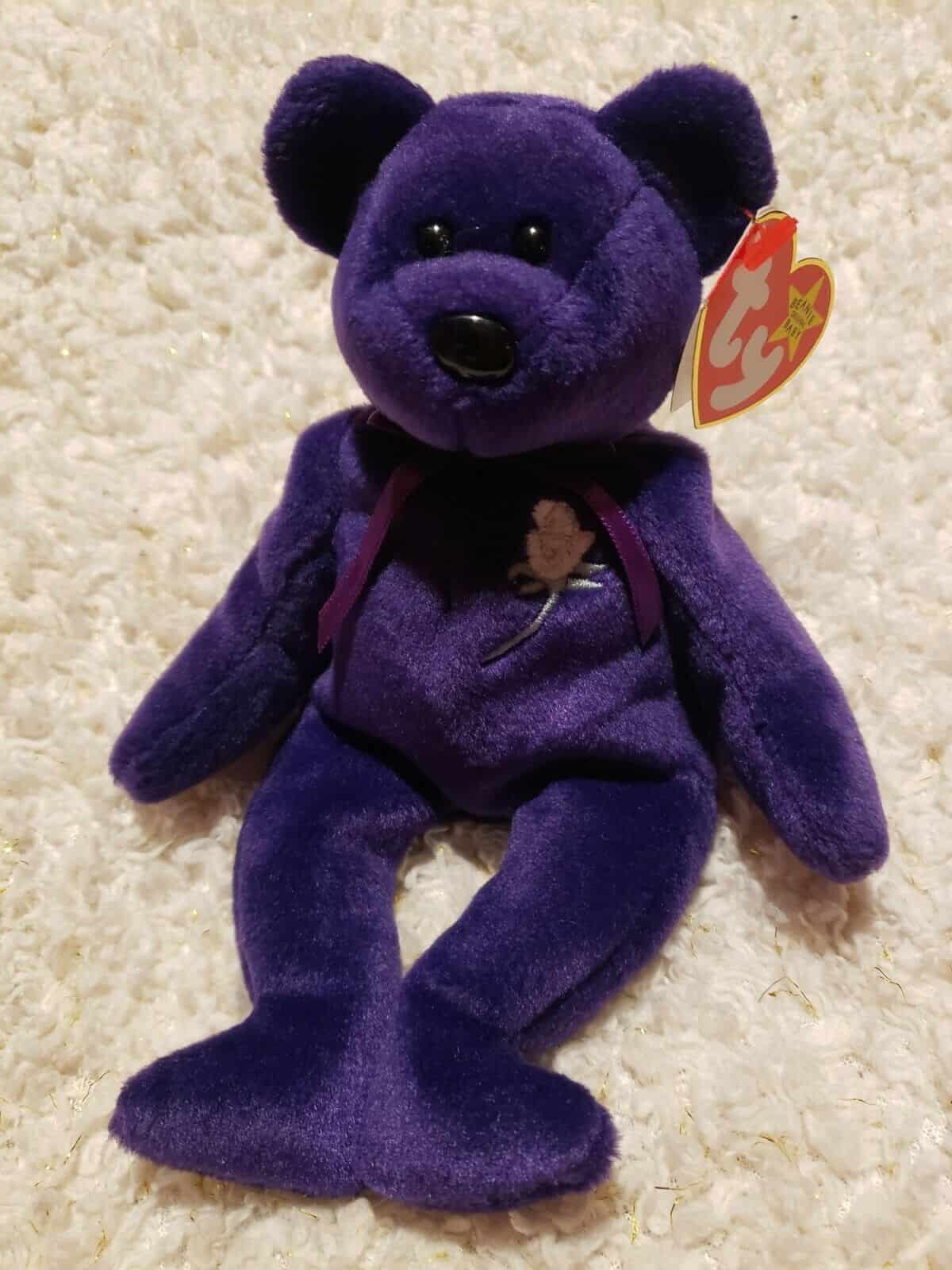 Beanie Baby Princess Diana Bear 1997, First 200 Made