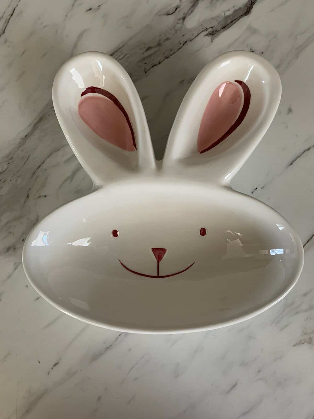 Easter bunny candy dish