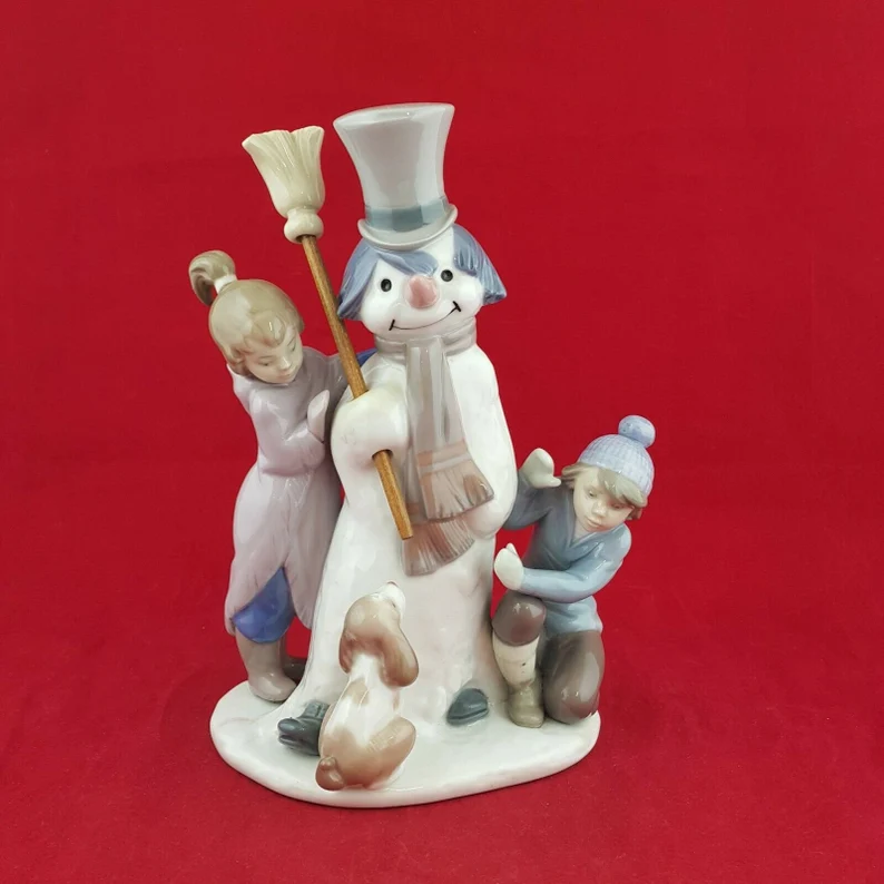 Lladro Nao Figurine 5713 - The Snowman - 6111 ln