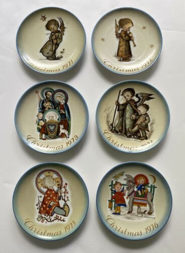 Vintage 1971-1976 Sister Berta Hummel's Christmas Plates