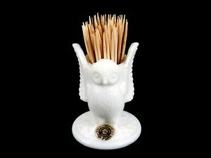 Westmoreland owl toothpick holder