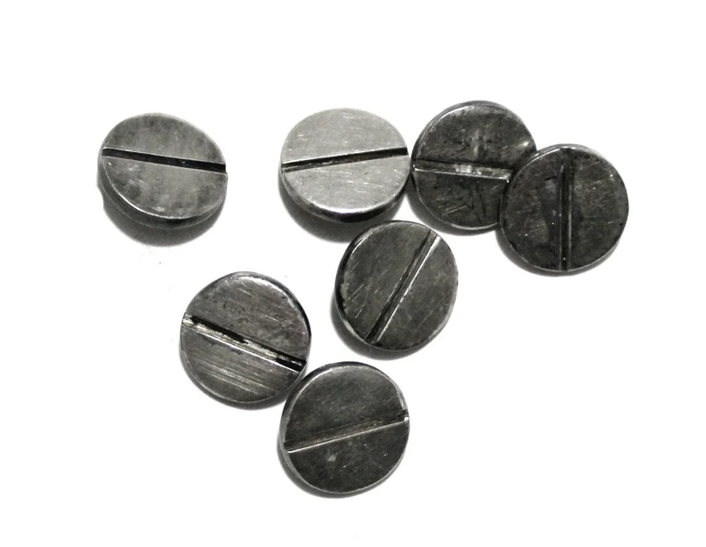 William Spratling Sterling Silver Buttons (7) Flat Head Screw