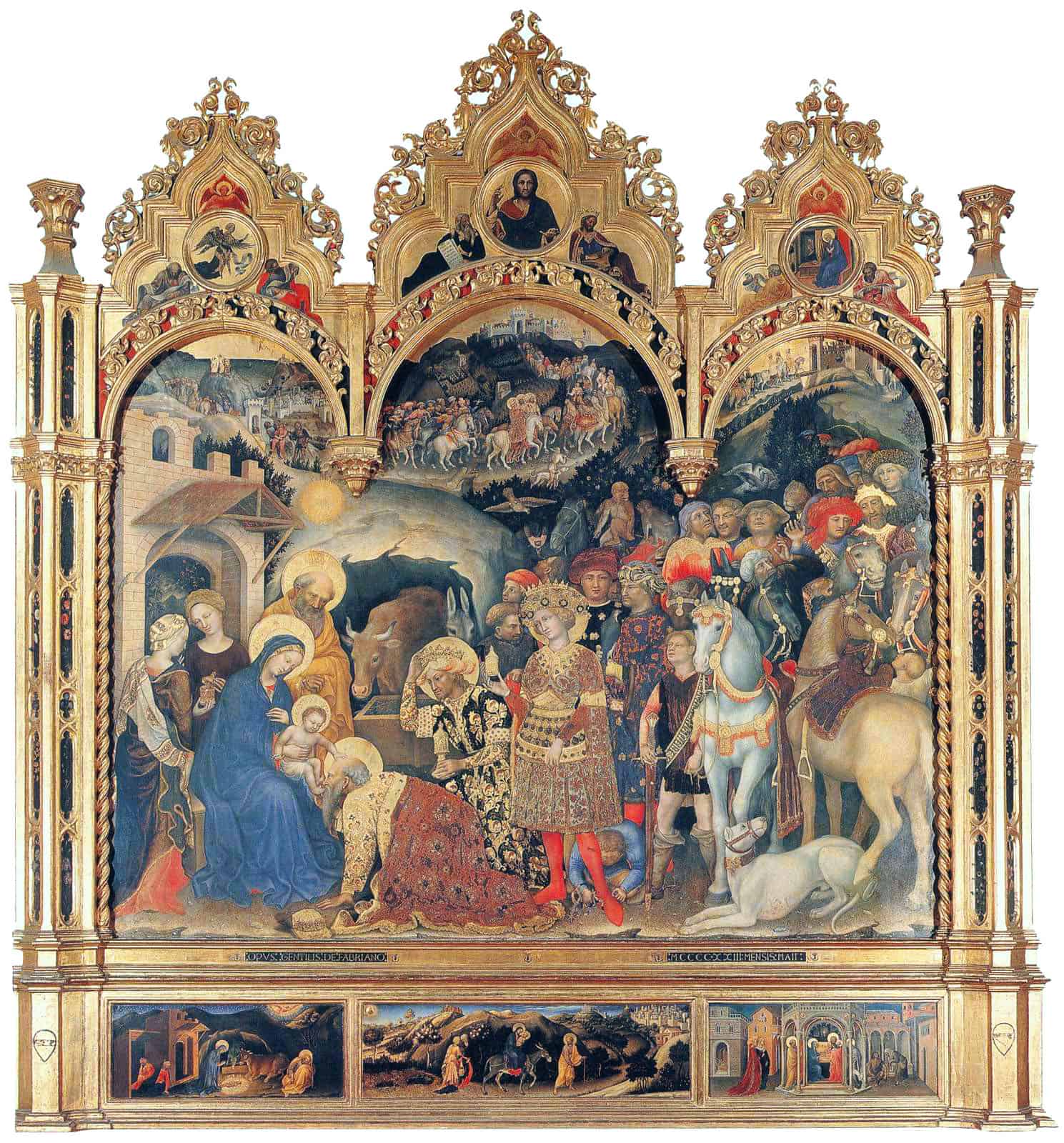 altarpiece Gentile da Fabriano’s Adoration of the Magi