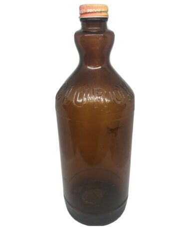 1920s Vintage AmberBrown Clorox Bottle