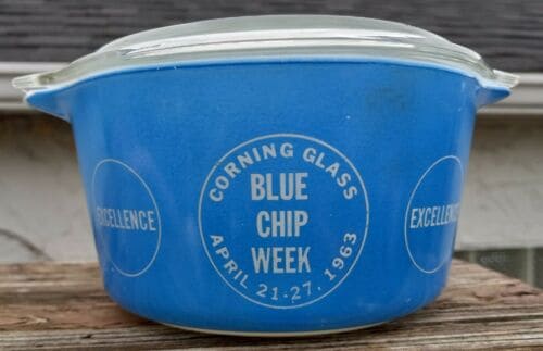 1963 Blue Chip Week Casserole Dish