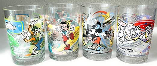2000 McDonald’s Walt Disney Commemorative Glasses
