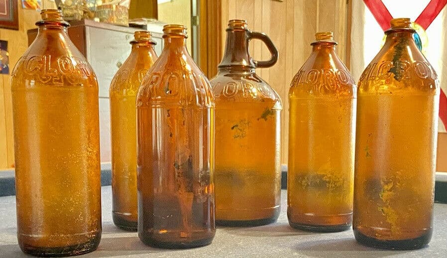 A Brief History of Glass Clorox Bottles