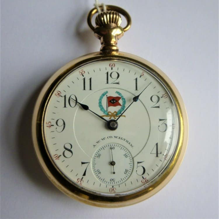 Antique Waltham Lehigh Valley pocket watch