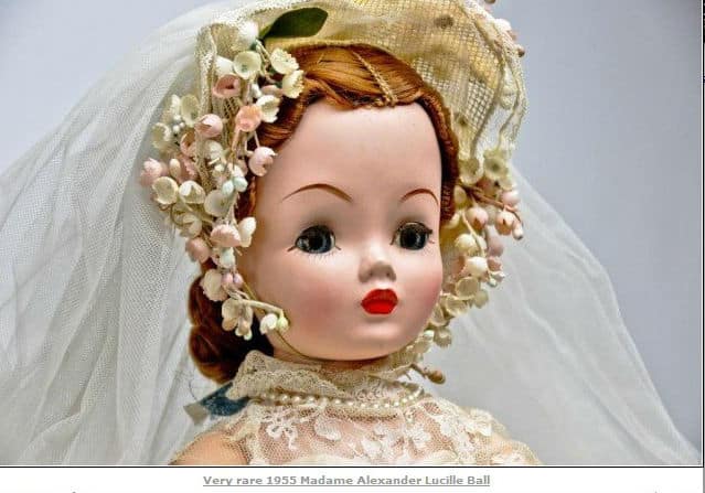 Bridal Lucille Ball Doll
