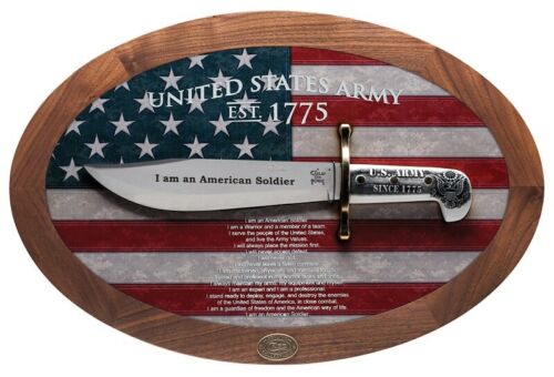 Case XX U.S. Army Est. 1775 Bowie Knife Display Set