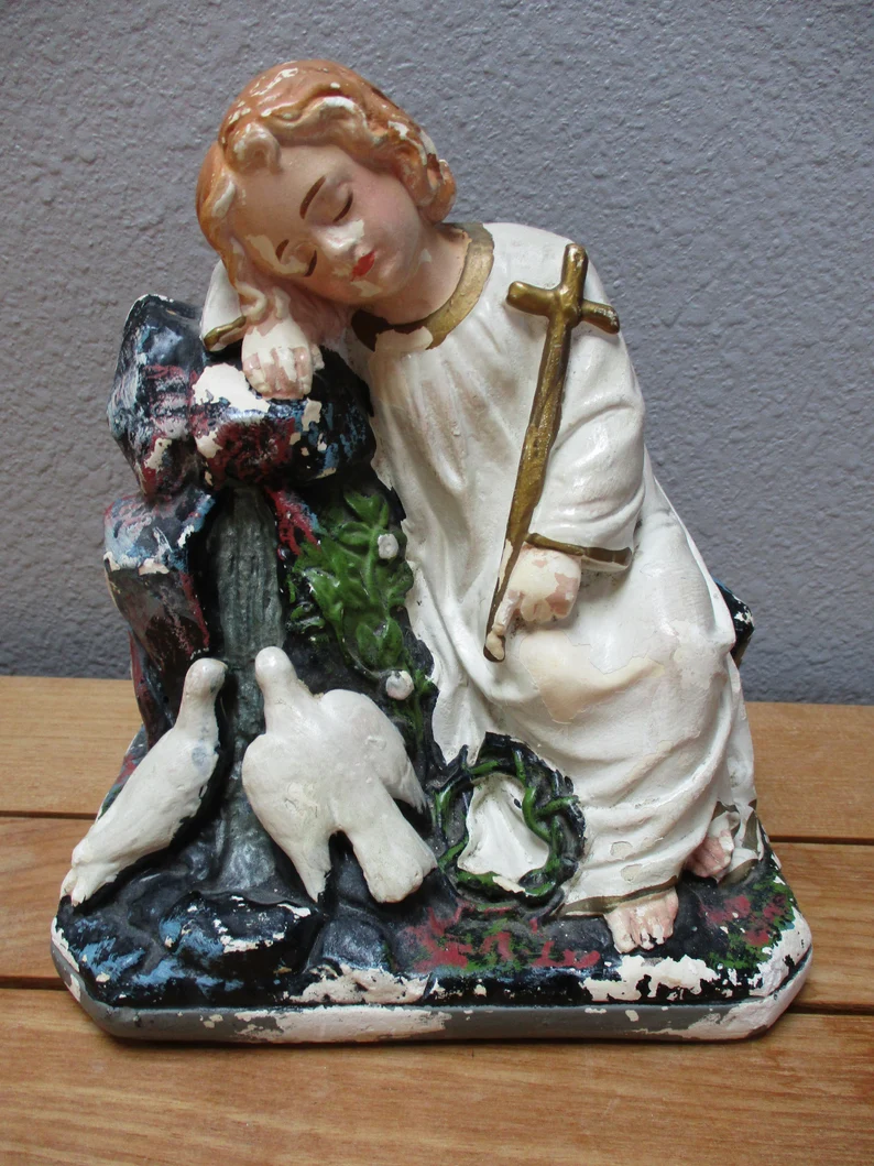 Christ Child With Doves