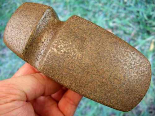 Fine G10 Missouri Grooved Hardstone Axe with COA Artifacts