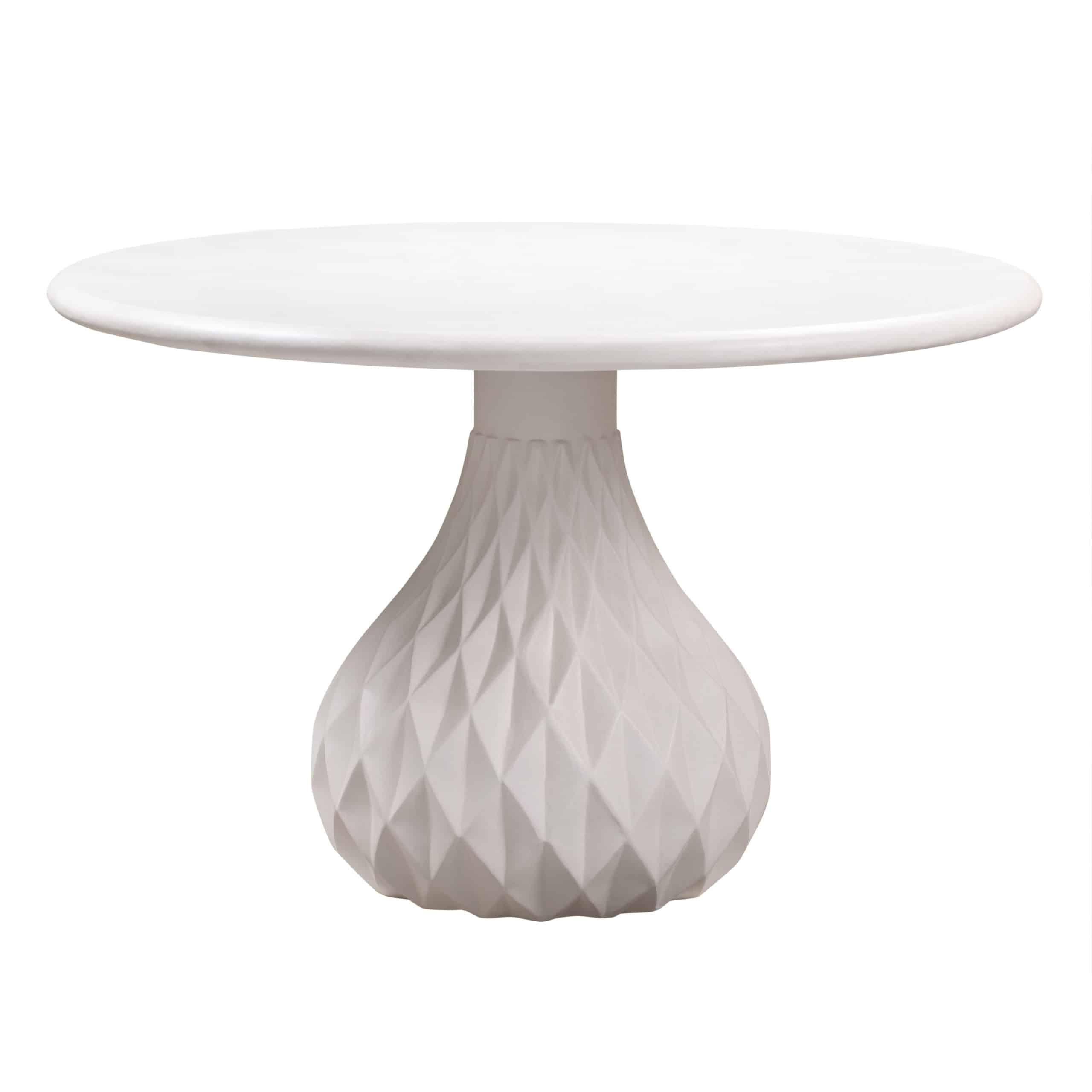 Ivory marble table