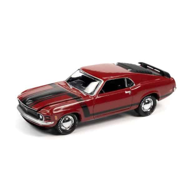 Johnny Lightning Ford Mustang Boss 302 In Candy Apple Red