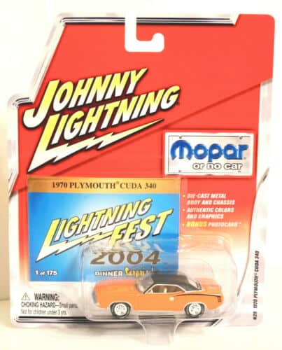 Johnny Lightning MOPAR Promo - 2004 Lightning Fest Dinner Surprise Car