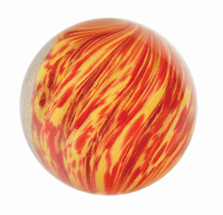 Large Eight-Lobed Onionskin Marble