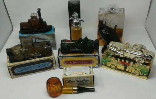 Lot of 7 Avon Men's Cologne After-Shave Classic Car Boat Pipe Turkey
