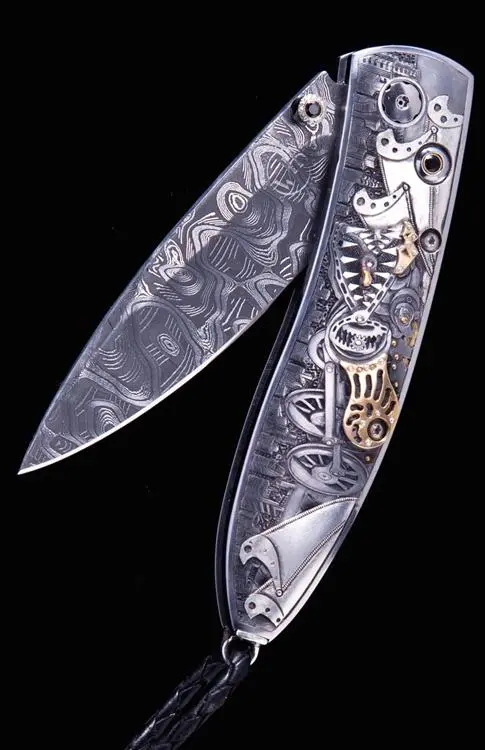 Monarch steampunk dragon knife