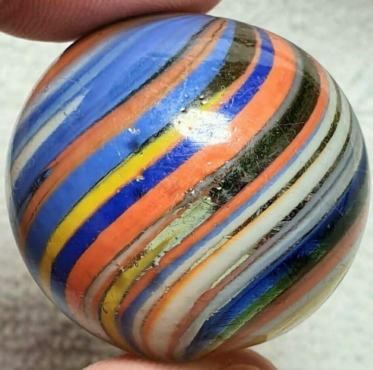 Multicolored Joseph coat marble