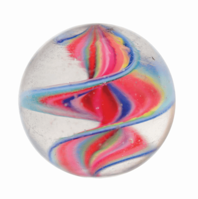 Naked Single Razo Ribbon Swirl Marble
