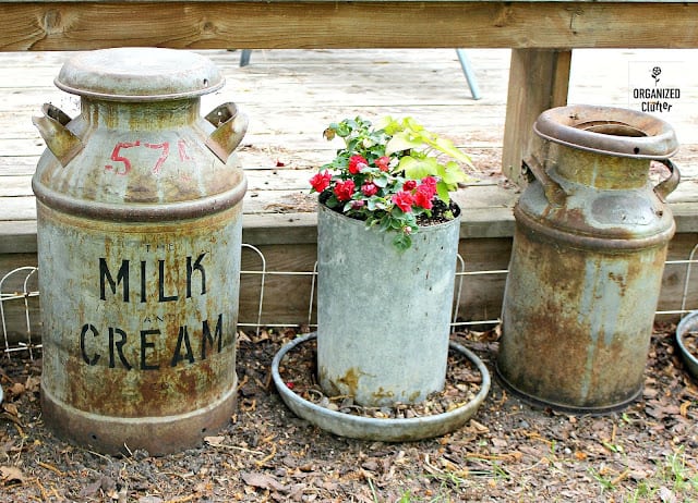 Old Milk Cans