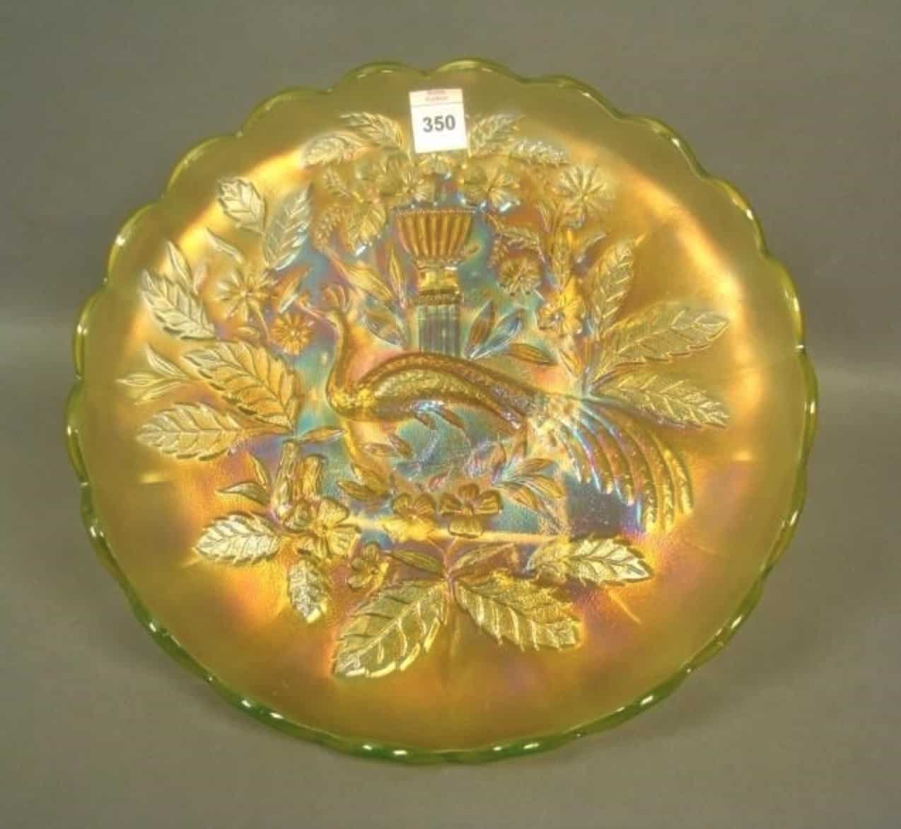 Peacock and Urn bowl