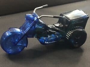 Rare Vintage Avon Wild Country Blue Motorcycle