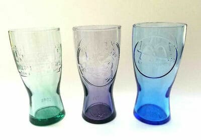 Set Of 4 McDonald's Through the Years Collector Drinking Glasses