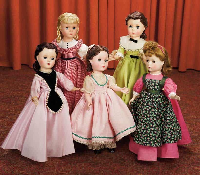 Set of 6 Little Women Dolls (1984)