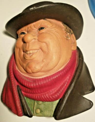 Vintage Bosson Head Chalkware Tony Weller