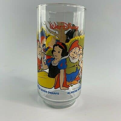 Vintage Disney Snow White Coca Cola glasses