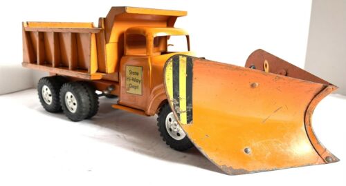 Vintage Dual Hydraulic Big Mike Dump Truck With V-Plow