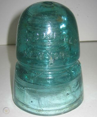 W Brookfield Glass Insulators
