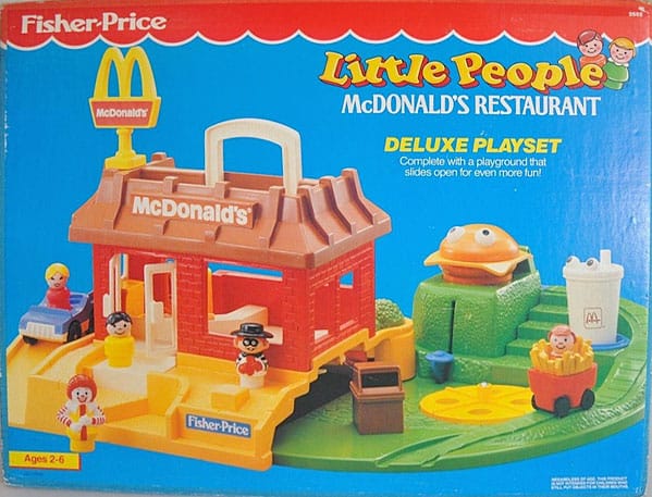 1990 Little People #2552 McDonald’s Restaurant