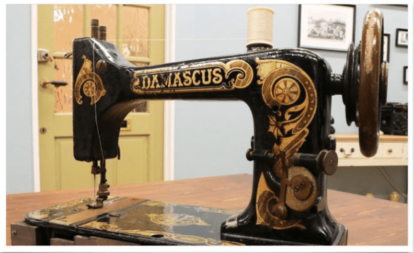 Antique Damascus Grand Rotary Sewing Machine