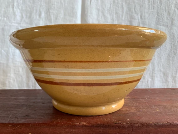Antique Yellowware Bowls