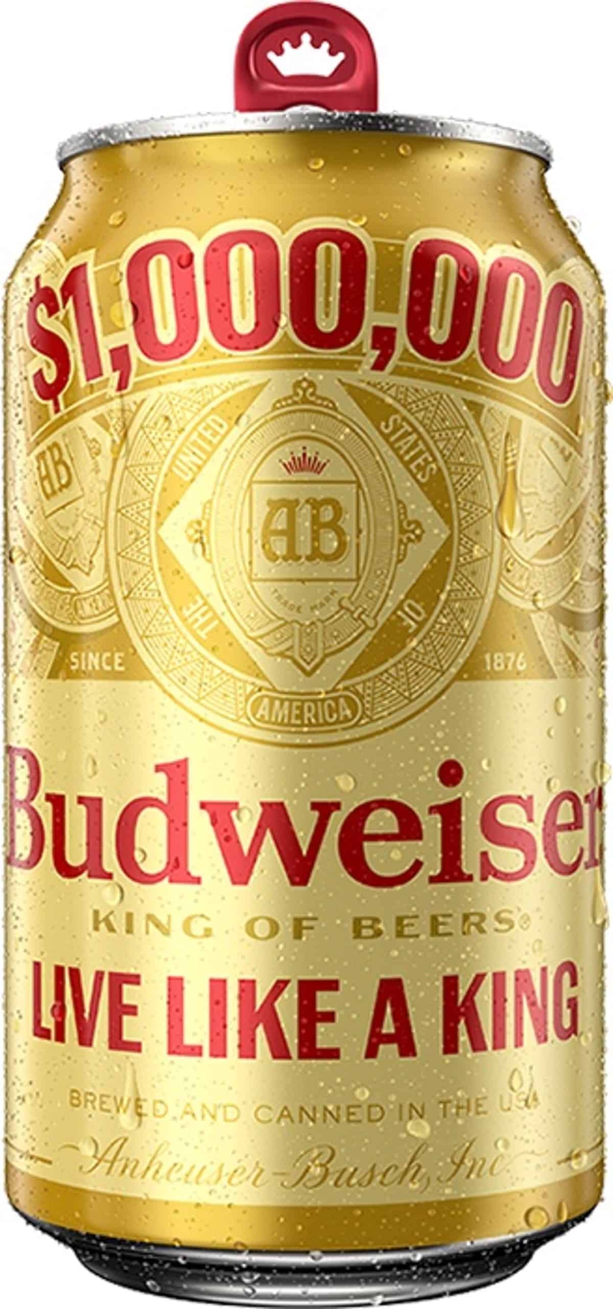 Budweiser Gold Can Live Like A King