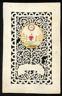 Cutwork Valentine card with decorated sides
