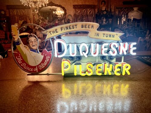 Duquesne Pilsner beer neon sign