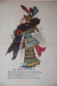 Humorous mid-19th century Fright vinegar Valentine card
