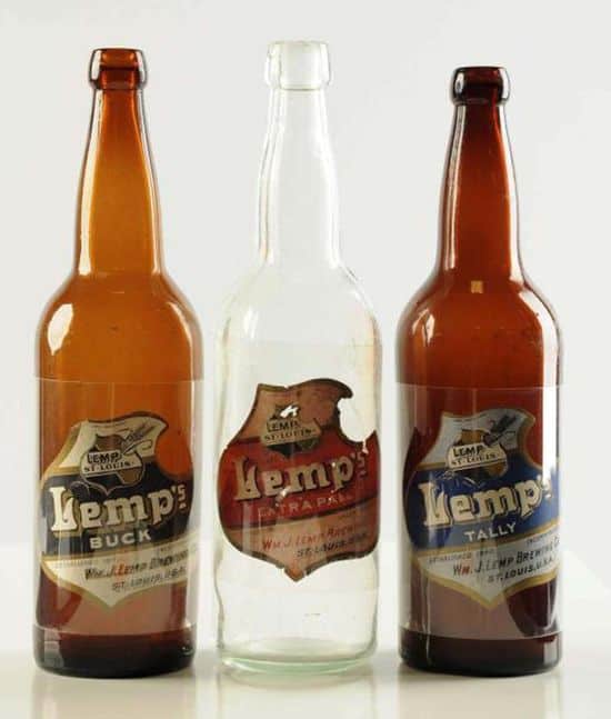 Lemp’s Large Labeled Beer Bottles