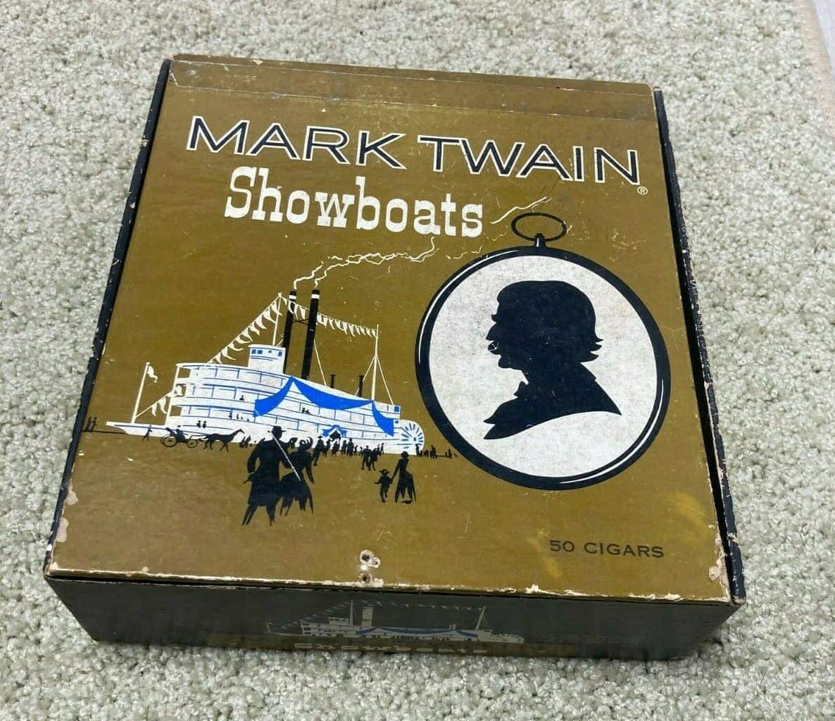 Mark Twain cigar box